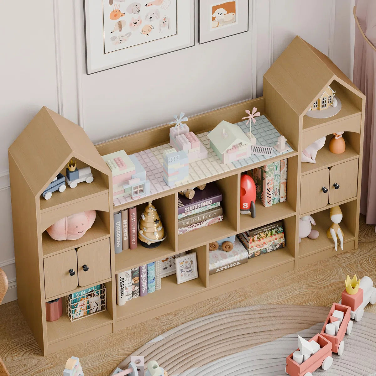 Bookcase And Toy Storage Organizer thumbnail 5